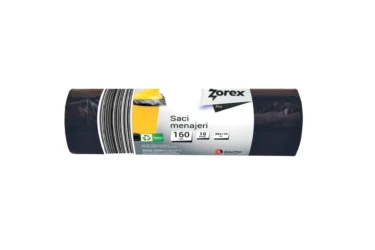 Zorex saci negri 160L 10buc/rola