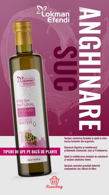 LOKMAN EFENDI Apa de anghinare 500ml - Imagine 2