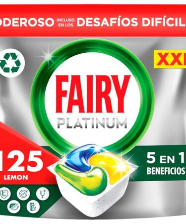 Fairy capsule detergent platinum 125