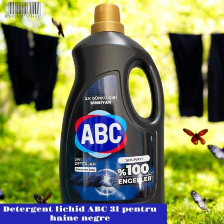 Detergent lichid ABC 3l pentru haine negre