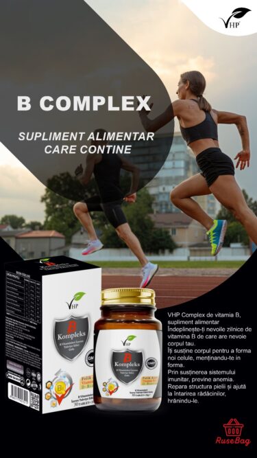 VHP Complex de vitamina B 30 tablete - Imagine 2