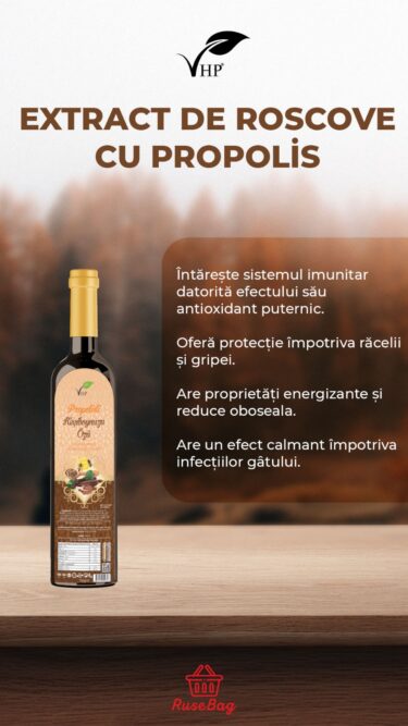 VHP Extract de roscove cu propolis 350gr - Imagine 2