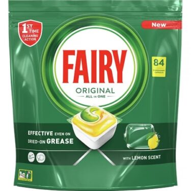 Fairy capsule pentru masina de spalat lamaie 84buc.