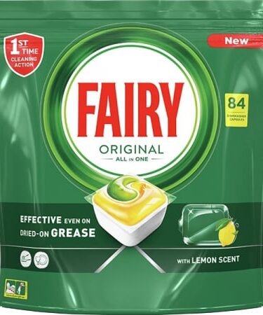 Fairy capsule pentru masina de spalat lamaie 84buc.