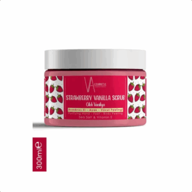 VA cosmetic scrub capsuni vanilie 300ml