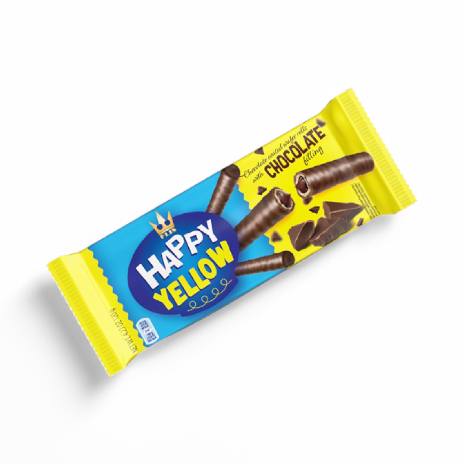 Happy yellow rolls cu ciocolata 120gr
