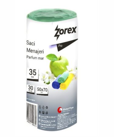 ZOREX Pro Saci menaj verzi parf mar 35L 30/rola