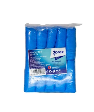 ZOREX Acoperitori pantofi, CPE, 100/set