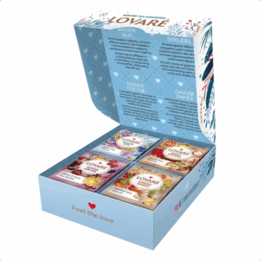 CEAI DE GIMBIR LOVARE DE IARNA ASORTAT - 4 TIPURI X 8 BUC - Imagine 2