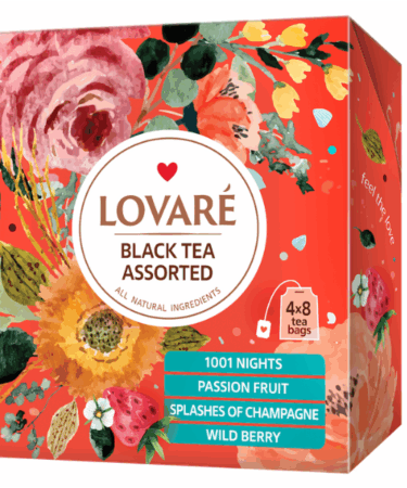 CEAI NEGRU LOVARE ASORTAT - 4 TIPURI X 8 buc