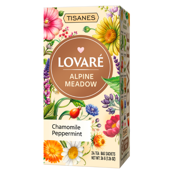 CUTIE DE CEAI LOVARE ALPINE MEADOW HERBAL BLEND - 1,5 G X 24 BUC
