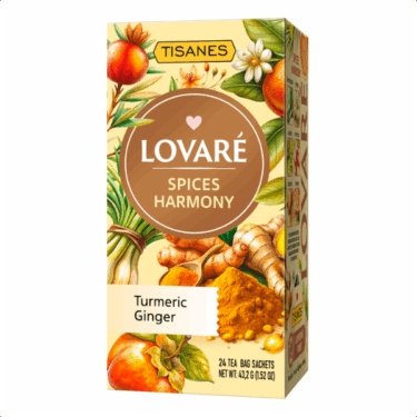 CUTIE DE CEAI LOVARE SPICES HARMONY HERBAL BLEND - 1,8 G X 24 BUC