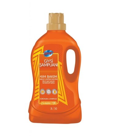 Bingo detergent lichid 3L portocale STRALUCIREA CULORII