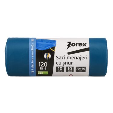 ZOREX SACI ALBASTRI LPE120l,10buc/rola PT HARTIE