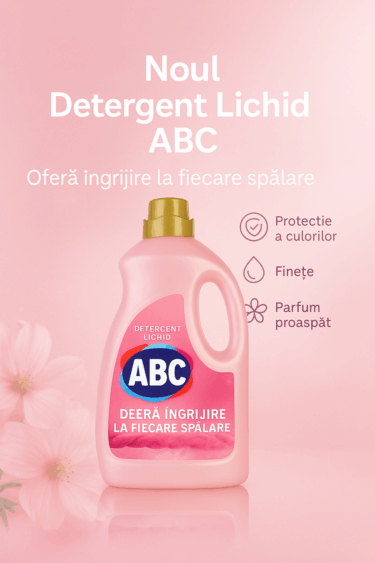 Detergent lichid ABC 3l Roz