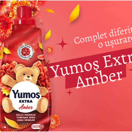 Yumos balsam pentru rufe Amber 1440ml
